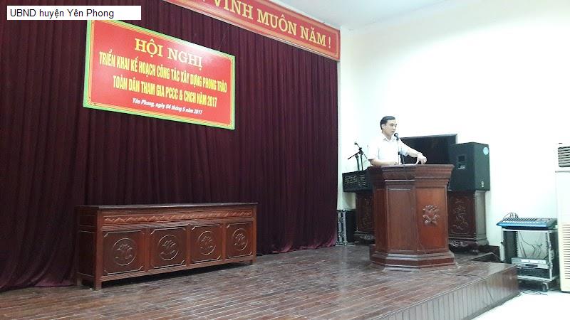 UBND huyện Yên Phong