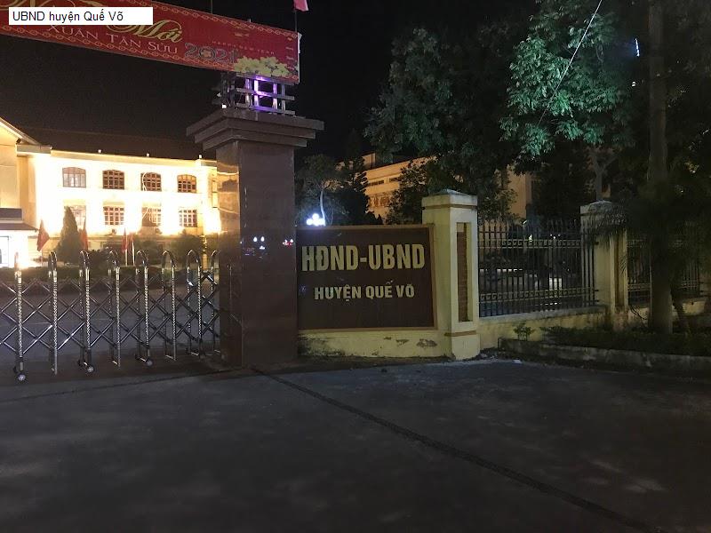 UBND huyện Quế Võ