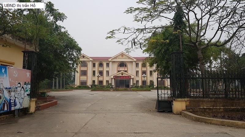 UBND thị trấn Hồ