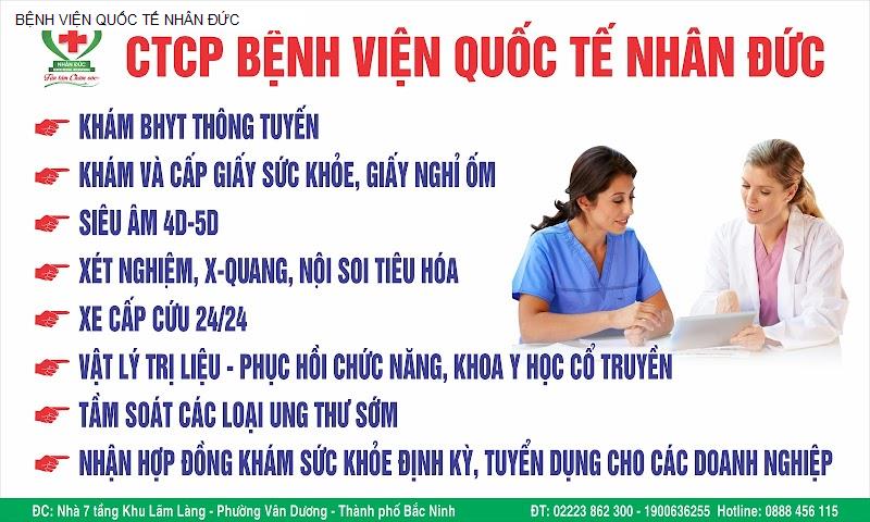 BỆNH VIỆN QUỐC TẾ NHÂN ĐỨC