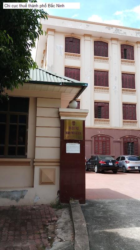 Chi cục thuế thành phố Bắc Ninh