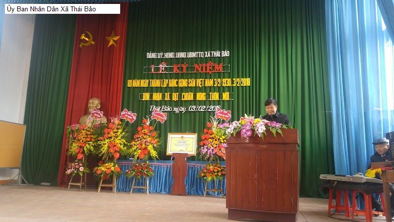 Ủy Ban Nhân Dân Xã Thái Bảo